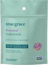 Sand Grace Prenatal Multivitamin Refill Pouch - 120 Veganske tabletter - Understøtter en sund mor og baby med Methylfolate & Cholin til Fetal Brain Development - Gluten Free, Soy Free - 60 Servere