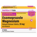HealthCareAisle Esomeprazol Magnesium Delayed- Release Tablets, 20mg - 42 Greve - Acid Reducer, Giver Heartburn Relief