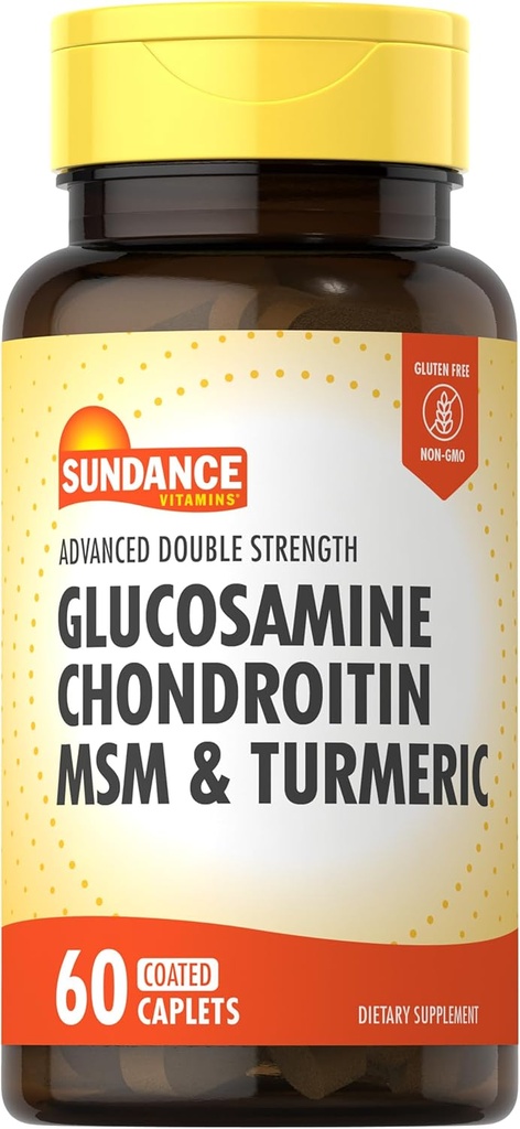 Sundance Glucosamin Chondroitin MSM og gurkemeje 124; 60 kapsler
