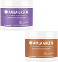 Amla Powder & Green Tea Superfood supplement med Elderberry & Græskar Spice, Økologisk, Vegan, 30 Servere
