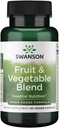 Swanson frugt & vegetabilsk blend - Natural Blend af over 25 frugter og grøntsager Levering væsentlige næringsstoffer - kraftfulde grønne fødevarer Veggie supplement - (60 Veggie kapsler)