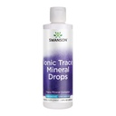 Swanson Concentrace Trace Mineral Drops 8oz- Complete Mineral Complex for Energy, Hydration, & Electrolyte Balance Over 72 High Absorption Ionic Minerals såsom Magnesium, kalium, calcium