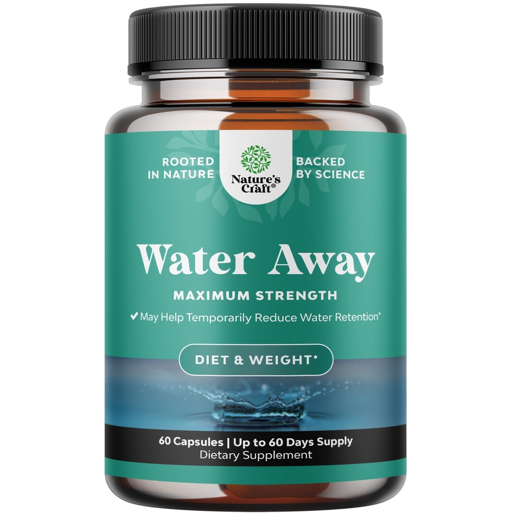 Vand væk supplement til hurtig Bloating og hævelse Relief Pure Natural Diuretic Pills Reducer retention Support Vægttab Boost Energiniveauer