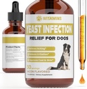 Naturlig Gær Infektion Behandling for hunde; Hjælper til at understøtte Itch & Inflammation Relief, & Mere Bud124; Hund Ear Infektion Behandling