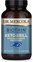 Dr. Mercola, Keto Krill Oil Supplement, 90 Servering (180 kapsler) Omega 3 Fedtsyrer, MSC Certificeret, Non GMO, Soy- Free, Gluten Free