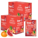 Energi- C Tangerin & Grapefrugt Multivitamin Drink Mix, 1000mg C-vitamin, ikke-GMO, Vegan, Real Fruit Juice Powders, Natural Immunity Support, Electrolytes, Gluten Free, 2-pakker med 30 (60 Greve)
