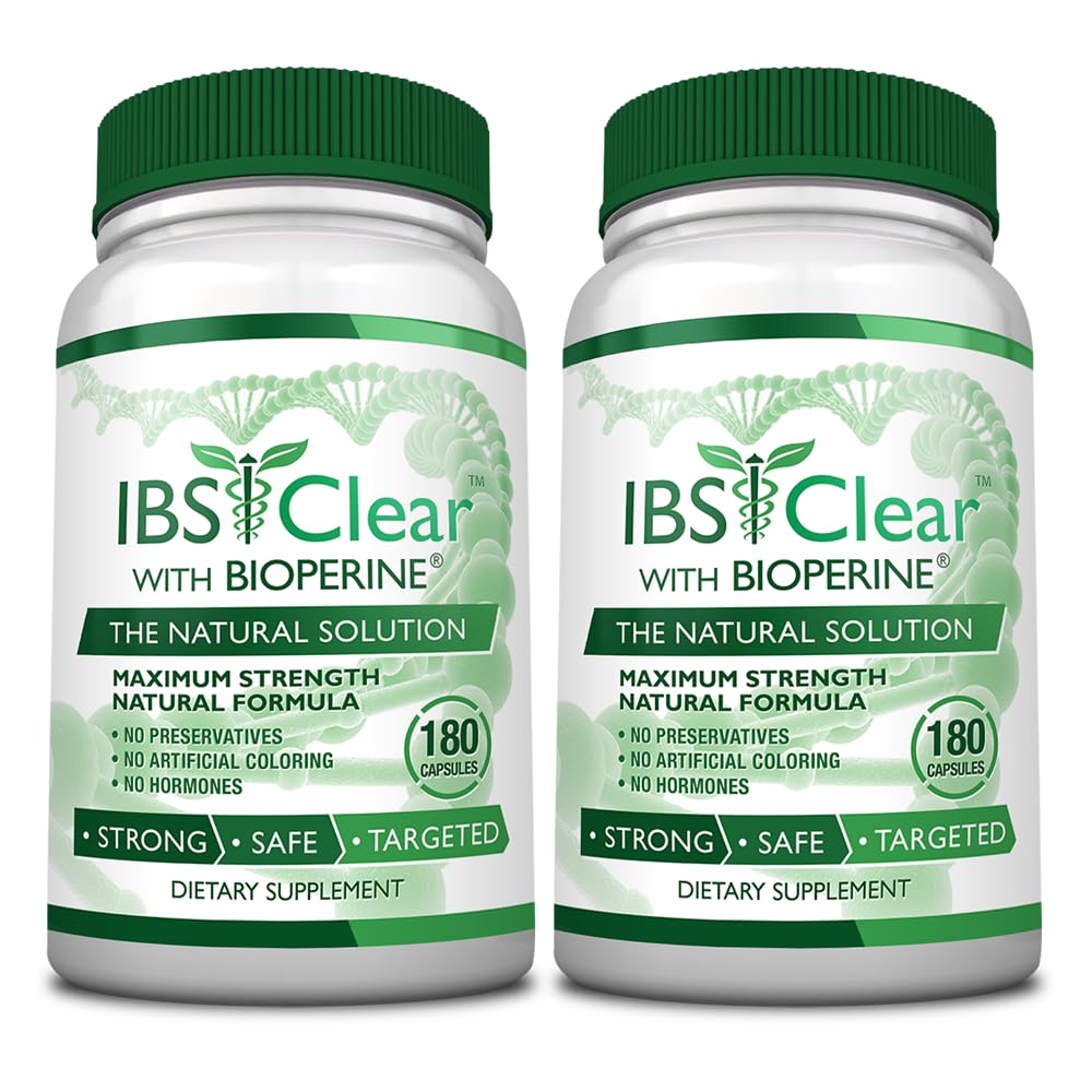IBS Support - D-vitamin, Psyllium Husk, Fennel - 180 kapsler - 3 måneders forsyning