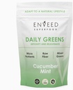 Superfood Wild Greens Budd124; Organic Powder - Spirulina, Chlorella, Ashwagandha, Maca Root & Reishi Mushroom Budd124; Nyd en sund, 100% Natural Diet med Tilføjet Boost af Adaptogens - 20 Servere
