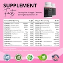 Stellar Labs Low FODMAP Vegan Kvinder Ultra Multi- Vitamin Name 124; Nemt at Digest Daily Multivitamin Uden jern