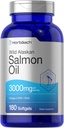 Horbäach Wild Alaskan Salmon Fish Oil against 124; 180 Softgel Capsules against 124; Gluten Free, Non- GMO against 124; High Potency against 124; Excellent kilde til Omega-3 fedtsyrer EPA og DHA