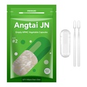 Vegansk tomme piller kapsler Størrelse 2 Plant baseret Clear (100 Greve) Gluten Free, Non-GMO, Halal Certified Caps Fyldning Kit med 2 skeer til vegetar gør dine egne kosttilskud
