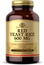 Solgar Red Yeast Rice 600 mg - 120 Vegetabilske kapsler - non-GMO, Vegan, Gluten & Dairy Free, Kosher - 60 Servere