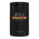 PWDRS Pre- Workout Powder, All Natural Pre Workout for Energy, Pump, Endurance & Strength, med koffein (Sour Gummy)