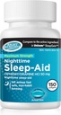 Nighttime Sleep Aid Softels, (150 softels), Diphenhydramin HCI 50 mg, Fall Assaping Fast, Understøtter Deeper, Restainful Sleep