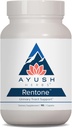 Ayush urter Rentone - Nyrestøtte supplement med Cranberry, Nyrerensepiller til kvinder & mænd, Urinary Health & Bregen Funktion - 90 Vegetariske kapsler (1 greve)