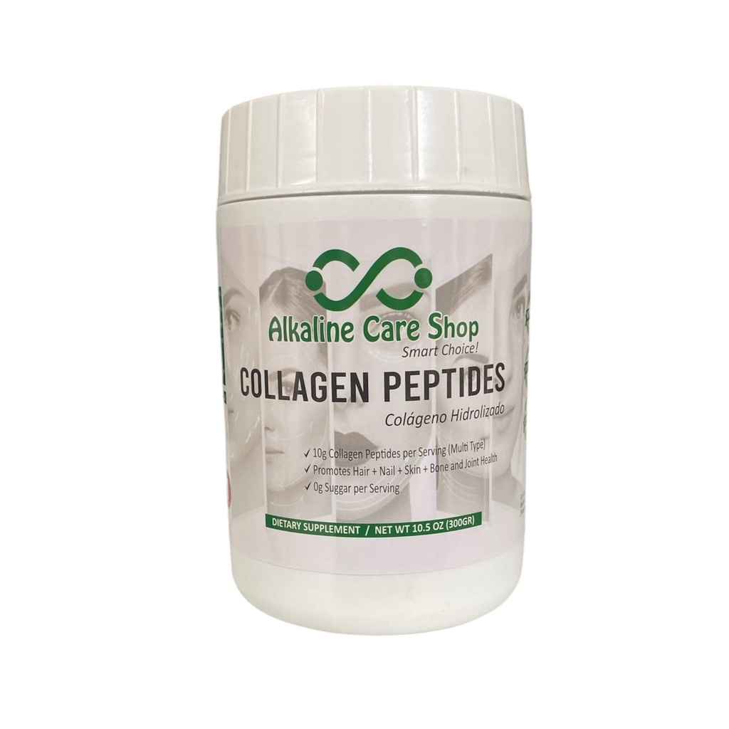 Alkalisk Pleje 124; Hydrolyzed Collagen Peptider til kvinder & mænd; Multi- Type Unflavored Collagen Powder Protein til hår, knogler, hud, negle & Joints