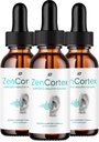 ZenCortex Tinnitus Ear Drops - ZenCortex 24, Zen Cortex Liquid Drops, ZenCortex Anmeldelser, ZenCortex Drops til Ear Relief (3 Pack - 3 Måned Supply)