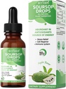 Soursop Graviola Liquid Drops med Sea Moss & Elderberry til Cell Support, Immunitet, Lever sundhed, og sovestøtte - Økologisk, Sukker / Gluten Free, Natural Flavor, 2 Fl Oz