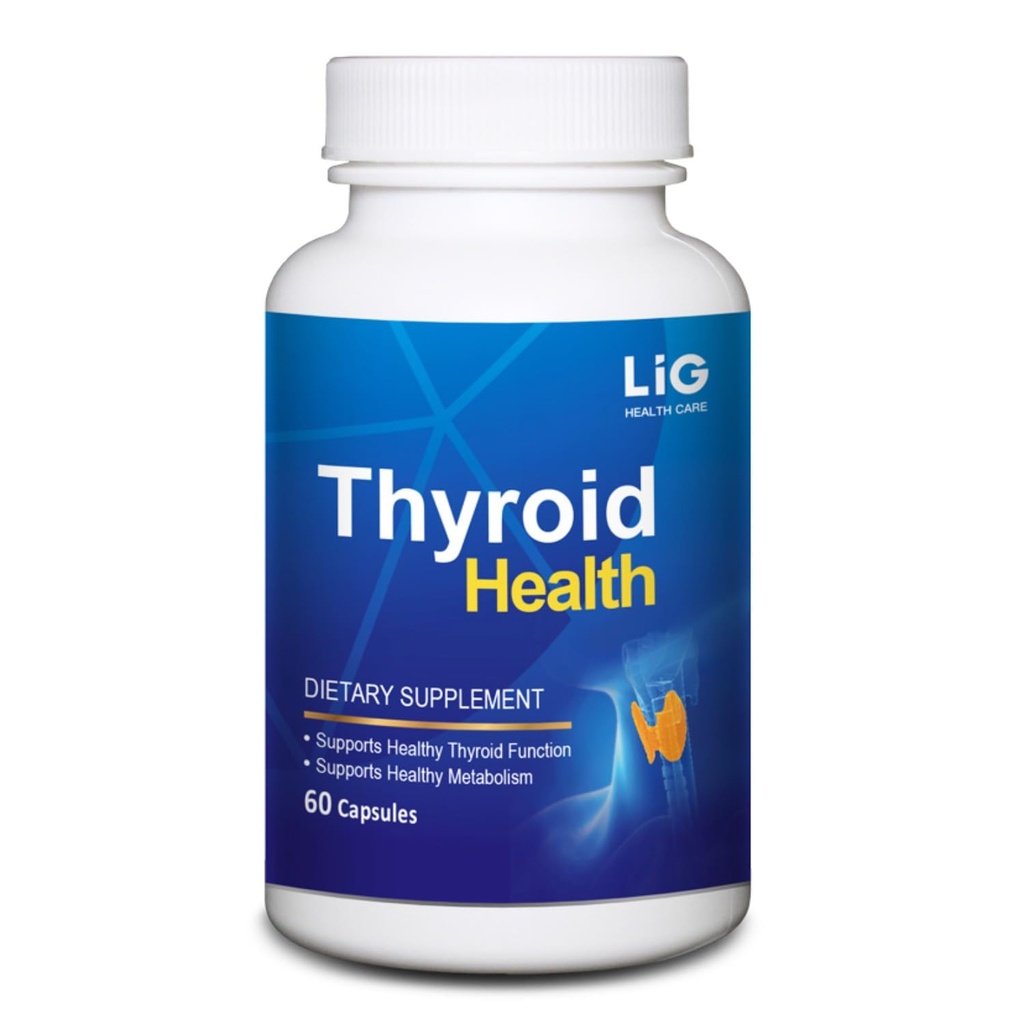 LIG Thyroid sundhed - Natural Herbal Supplement - Shrink Thyroid Cyster og knuder - Balance Hormoner Niveauer - Honeysuckle Flower