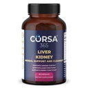 Lever og Nyre Rense & Support Herbal Complex - Nyre Rengøring Detox & Reparation Leverkosttilskud til mænd og kvinder - Organisk Nyre Gendannelse og Lever Support - 60 kapsler