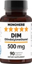 MONOHERB DIM Diindolylmethan 500 mg - 90 kapsler