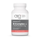 MethylPro B- Complex + L- methylfolat 5 mg - Metyleret vitamin B Complex til kvinder og mænd, Cellular Energy Support med folat, Niacin og biotin, VIT B supplement - 30 Vegankapsler