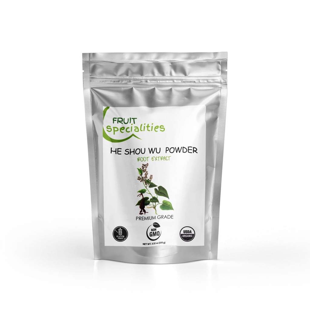 Organic He Shou Wu, Pure Fo- Ti Root Powder (3.52 oz)