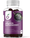 Aronia Superberry Gummies, Daglig immunforsvar, rig på antioxidanter, bedre end Elderberry, Store Tasting Natural Berry Flavor, 60 Greve (30 dages forsyning) (Superberry)