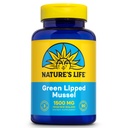 Nature 's Life Green Lipped Mussel 1500 mg - New Zealand Green Lipped Mussel supplement med naturligt occurring Omega 3 Fedtsyrer - 60- dag garanti, Lab Verified - 30 Servere, 90 kapsler