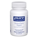 Ren indkapsling Gluten / Dairy Digest Note 124; Unique Mix of Enzymes to Support Sund Gluten and Dairy Digutation * Gluten; 60 Kapsler