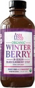 Andi Lynns Winterberry Black Elderberry Syrup - Inkluderer sorte hyldebær, kanel, ingefær, honning & Lemon - immunforsvar til hele familien - Organic & Great Tasting Syrup 4oz