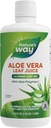 Nature 's Way Aloe Vera Leaf Juice og Indre Leaf Gel, med Aloe Polymax +, Certificeret for Aloe indhold og renhed, Wild Berry Flavored, 33.8 Fl Oz (Packaging May Vary)