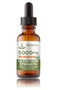 Ultra High Strength Hamp Oil Drops 5000mg Mandarin Orange Flavor (2 oz - 120 Servere) USDA Certified Organic, Calming Relief supplement