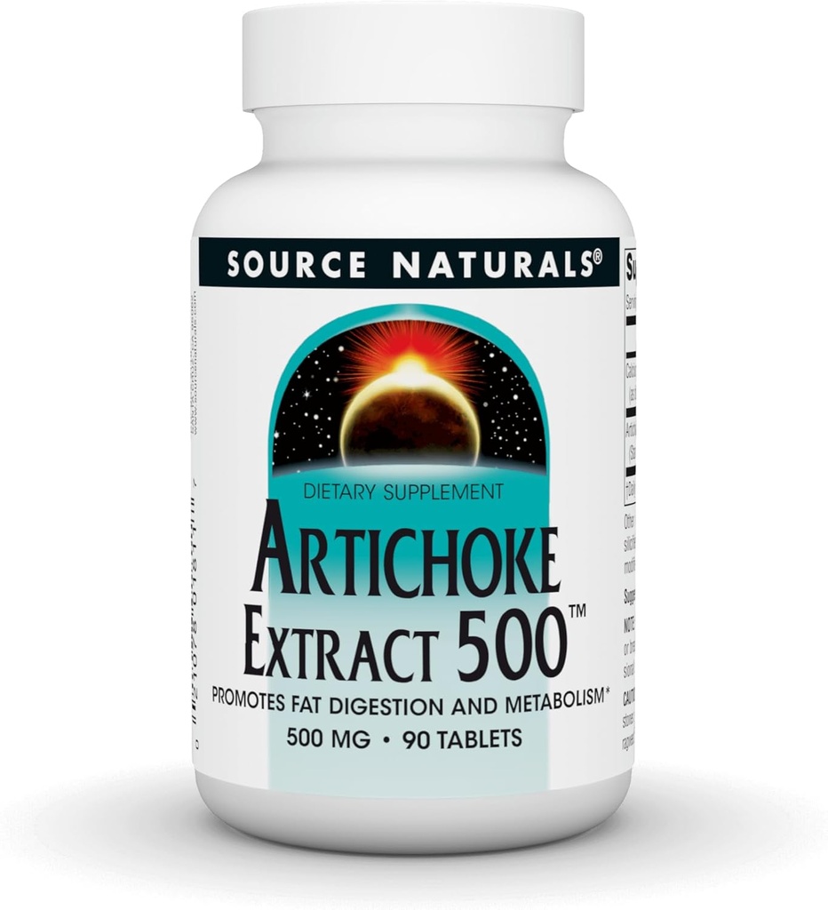 Kilde Naturals Artichoke Extract 500mg, 90 tabletter