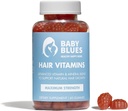 Baby Blues Postpartum hårtab Vitaminer - Passion Fruit Gummies med Biotin, Collagen, & Folate