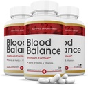 Begrundede laboratorier (3 Pack Blood Balance Advanced Formel 620MG Supplement piller 180 kapsler