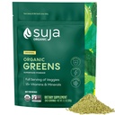 Suja Organic Green Powder Probiotic Blend, Spirulina, Daily Superfood Drink eller Smoothie Mix til immunforsvar, fordøjelse, & energi, Vegan, Gluten Free, Non GMO, 30 Servere