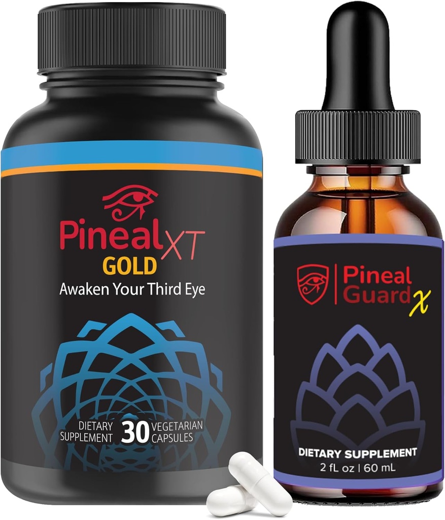 Pineal Guard X Gland Dekalcifikation og Pituitary Support - Liquid Drops Enhance Pineal XT resultater - Natural Fast- Actioning Third Eye Activation - 2 fl oz
