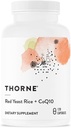 THORNE - Red Yeast Rice + CoQ10 - Opretholde sunde Cholesterol Niveauer & støtter hjerte-kar-sundhed - Tilføjet antioxidant support * - Gluten- Free, Dairy- Free - 120 Serveringer