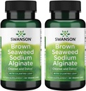 Swanson Premium- Brown Seaweed Sodium Alginate med Cilantro Leaf - 60 Veggie Caps (2 Pack)