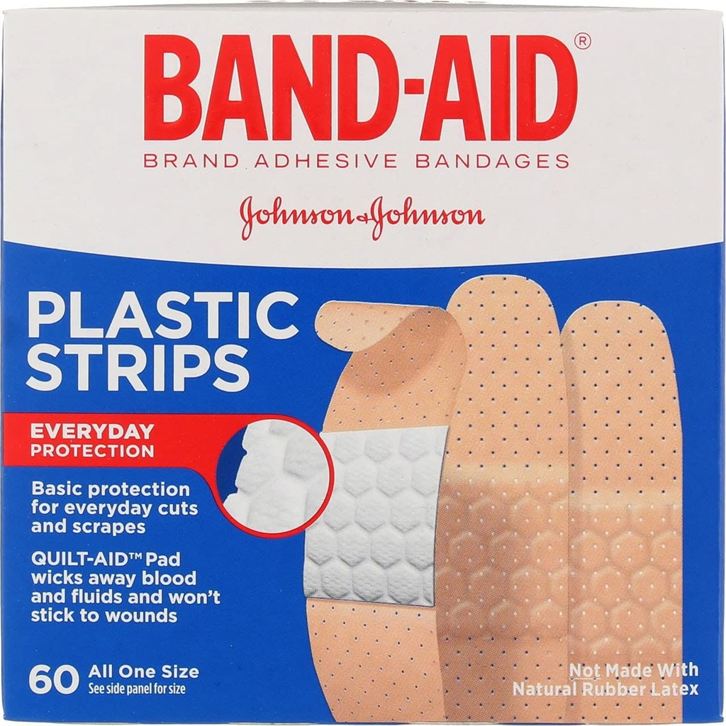 BAND- AID ® Brand TRU- STAY ™ Plastic Bandages All One Size, 60 Greve