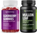HAVASU NUTRITION Elderberry Gummies + Mullein Leaf Kapsler Immunstøtte Bundle