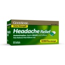 GoodSense Ekstra Styrke Hovedpine Relief Geltabs, Acetaminophen, Aspirin (NSAID) og Koffein, 80 Tæl