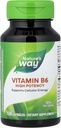 Nature 's Way vitamin B- 6 Supplement, Cellular Energy Support *, 50 mg per servering, 100 kapsler