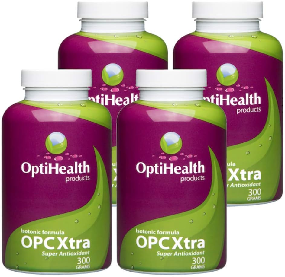 OptiHealth OPCXtra Isotonic OPC, Super Antioxidant Supplement, pakke med 4 (360 Servere)