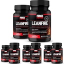Force Factor LeanFire, Pre Workout Energy Pills med Green Tea Extract og koffein til at øge energi, Build Lean Muscle, Forbedre atletisk ydeevne, og forbedre fokus, 30 Greve (pakke af 8)