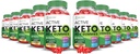(10 Pack) Active Keto ACV Gummies Advanced Formel 1000MG ActiveKeto Keto Gummies Apple Cider Vinagar Formuleret med Pomegranate Beet Juice Powder B12 Vegan Non GMO 600 Gummys