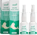 GROWNSY Baby Saline Nasal Spray, 2 PCS Natural Nasal Spray med Xylitol, Non- Alkoholic, Instant Relief af Nasal Congestion og daglig pleje