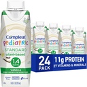 Compleat Pædiatrisk Standard 1,4 ml, Plant baseret næringsmæssigt Complete Shake, Tube Fodring Formel, Vanilla Flavor, 24 Pack