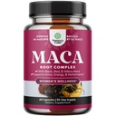 Organic Maca Root Capsules for Women - Potent Herbal supplement med kvindelige enhancing Blend of Red Yellow & Black Maca Root - Non-GMO Certified Vegan og Gluten- Gratis med ingen kunstige farver - 60ct
